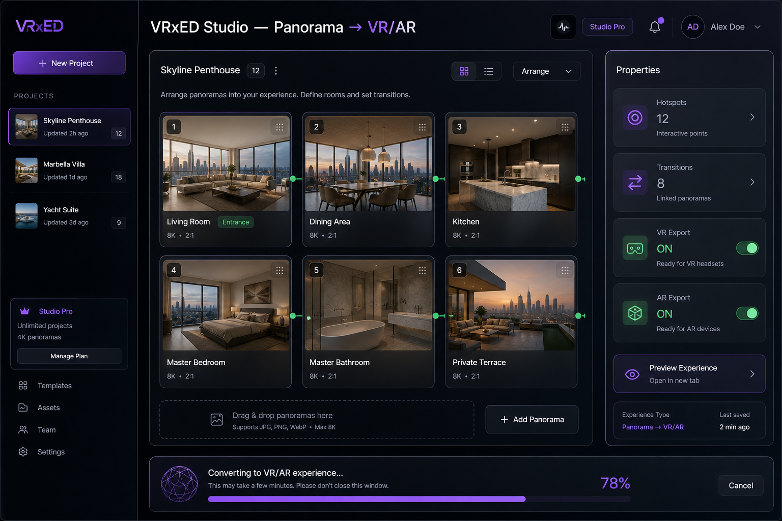 3D Panorama Viewer
